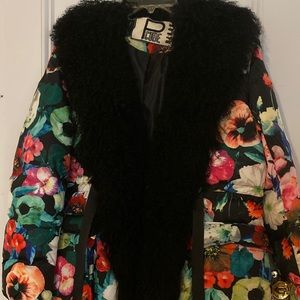 Floral Puffer Coat